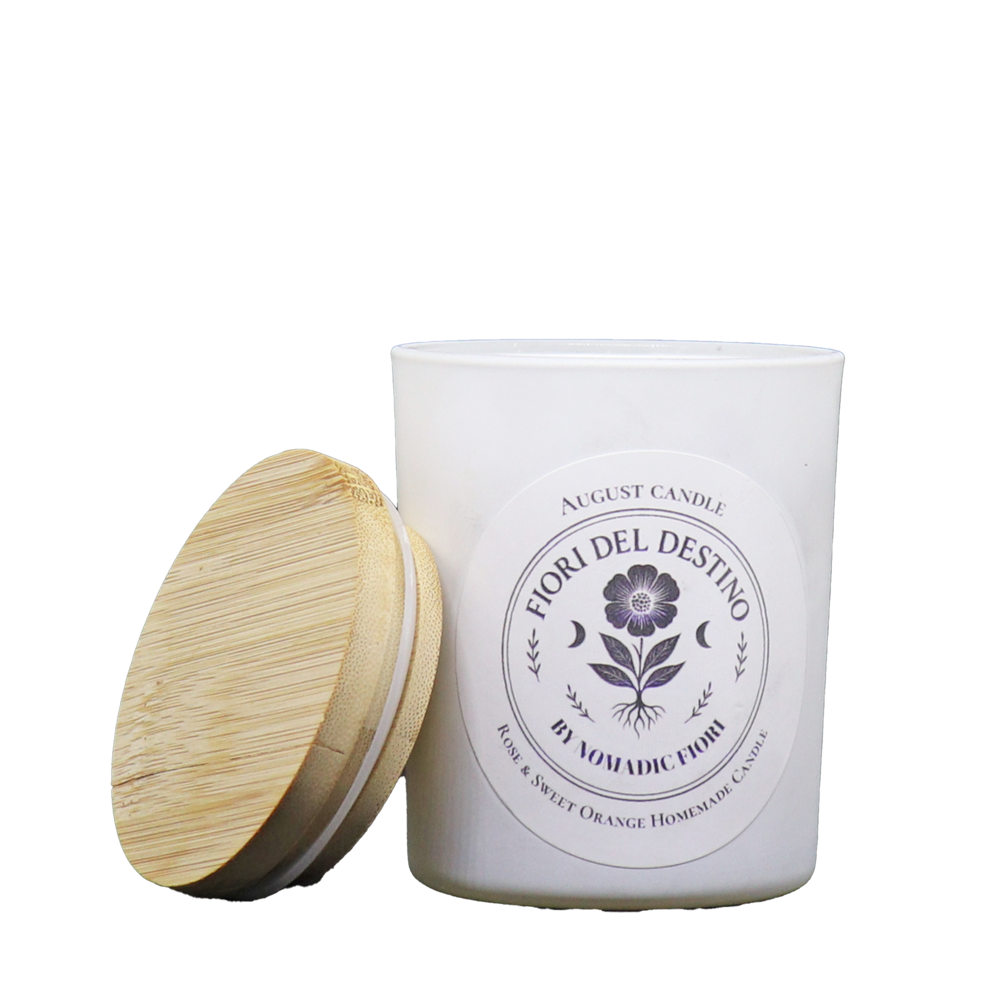 August Candle - Rose and Sweet Orange