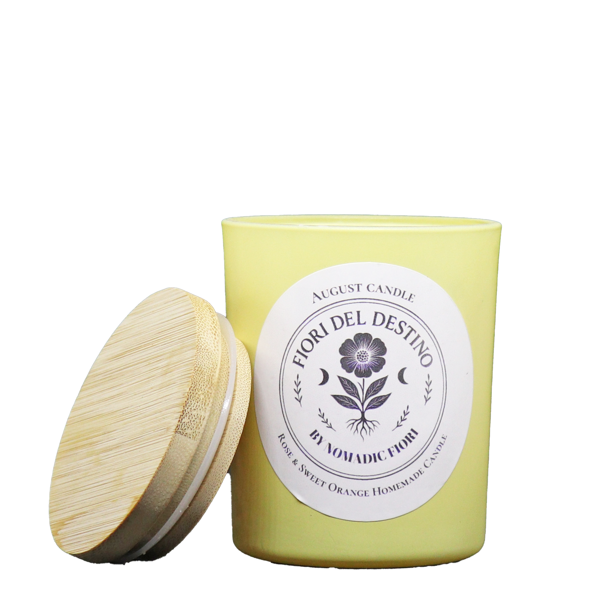 August Candle - Rose and Sweet Orange