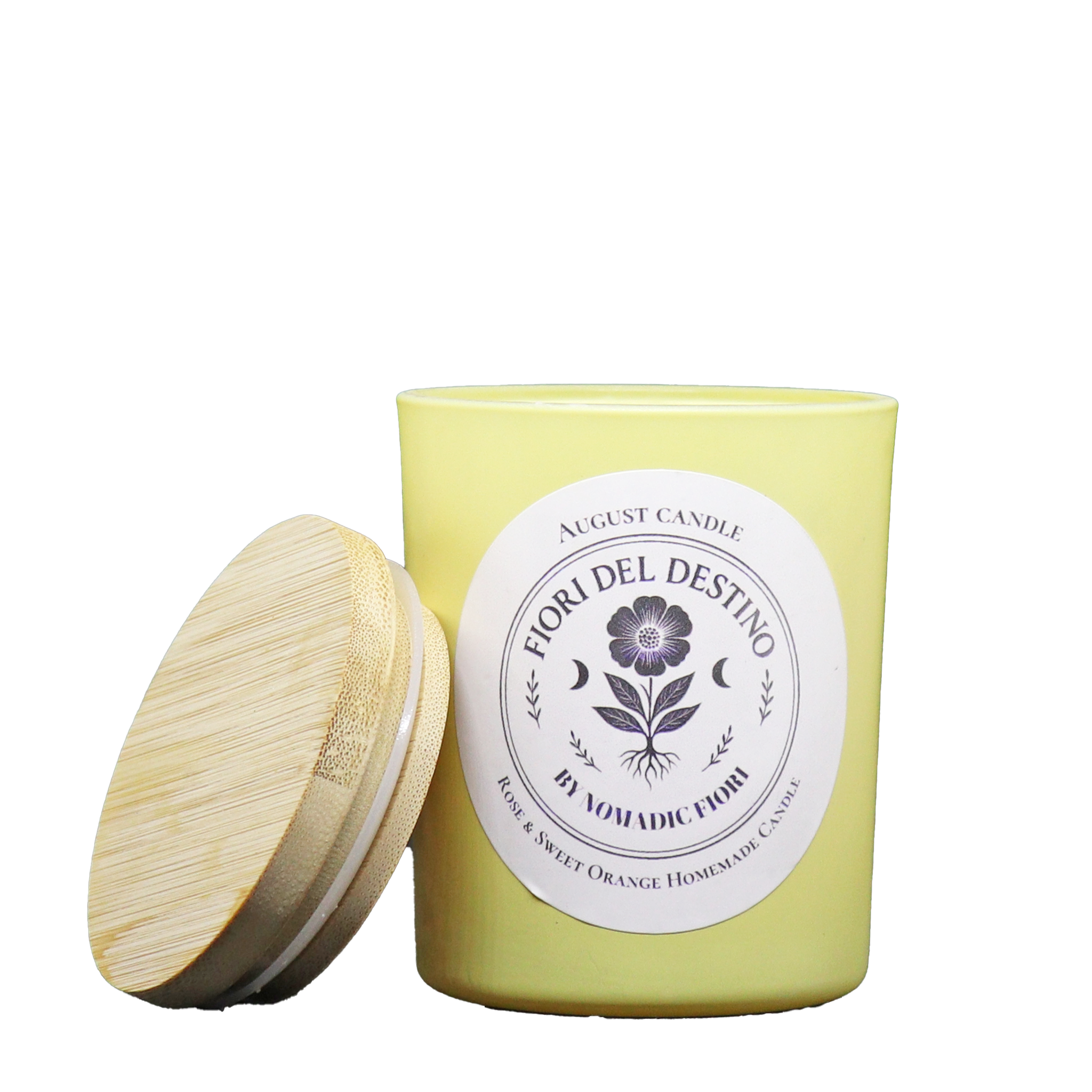 August Candle - Rose and Sweet Orange